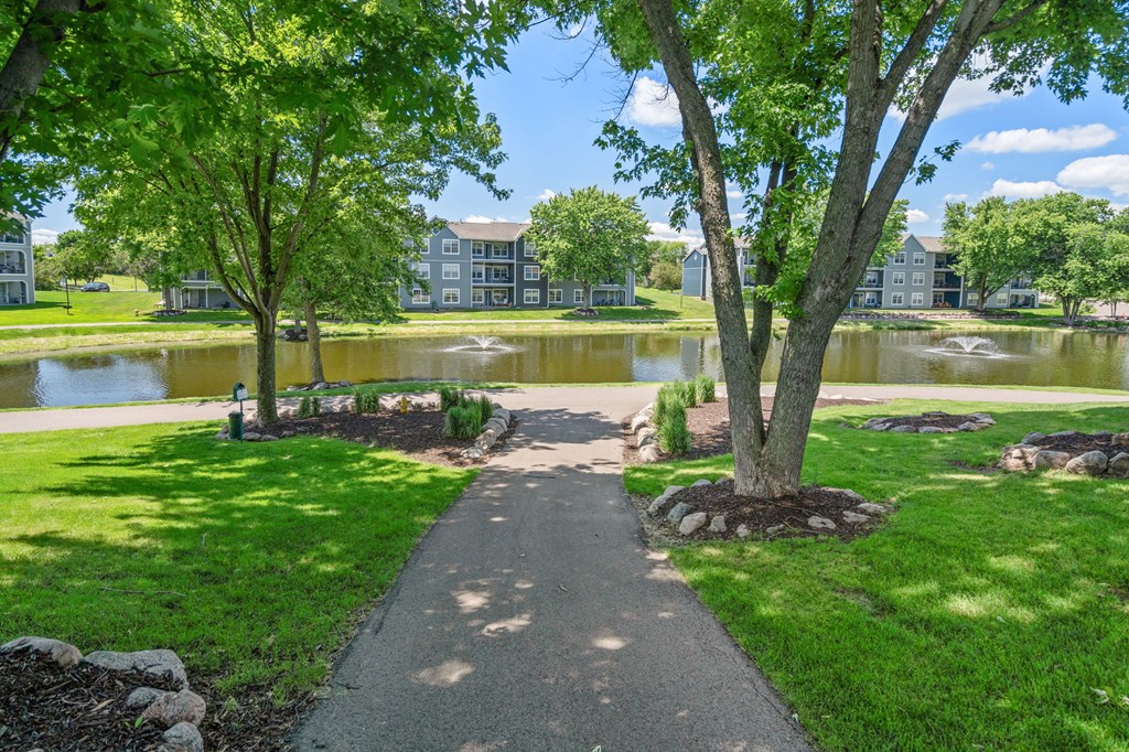 Community Pond with Walking Path