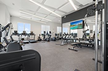 24/7 Gym With Strength and Cardio Equipment