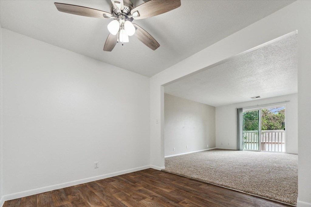 Dining Area with Ceiling Fan