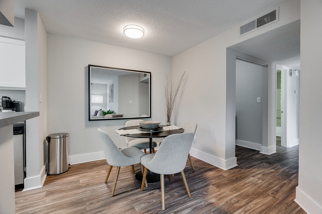 Designated Dining Room Area With Wood-Style Flooring