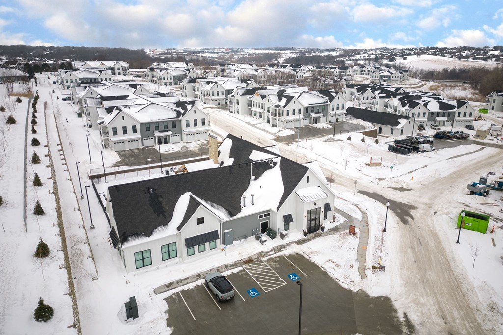 Aerial View of Clubhouse and Community