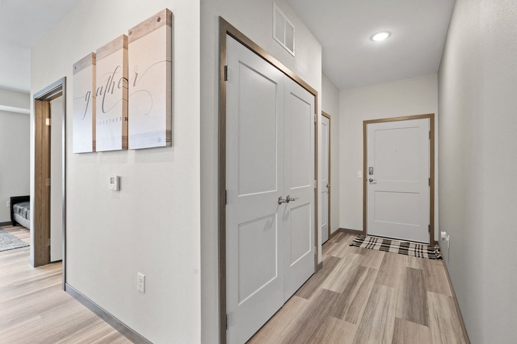 Living Area with Hardwood-Style Floors