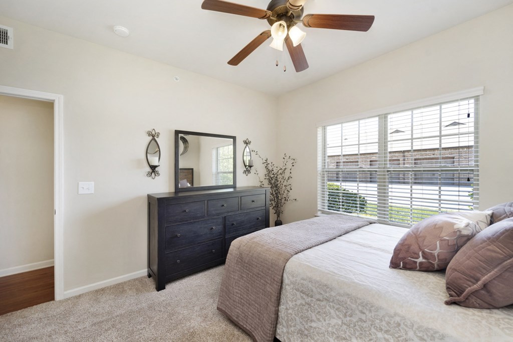 Bedroom with Plush Carpeting