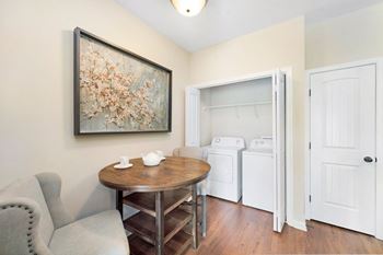 Dining Area with Laundry