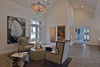Clubhouse Entrance with Vaulted Ceilings