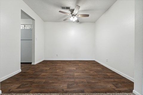 Dining Area with Vinyl Plank Flooring