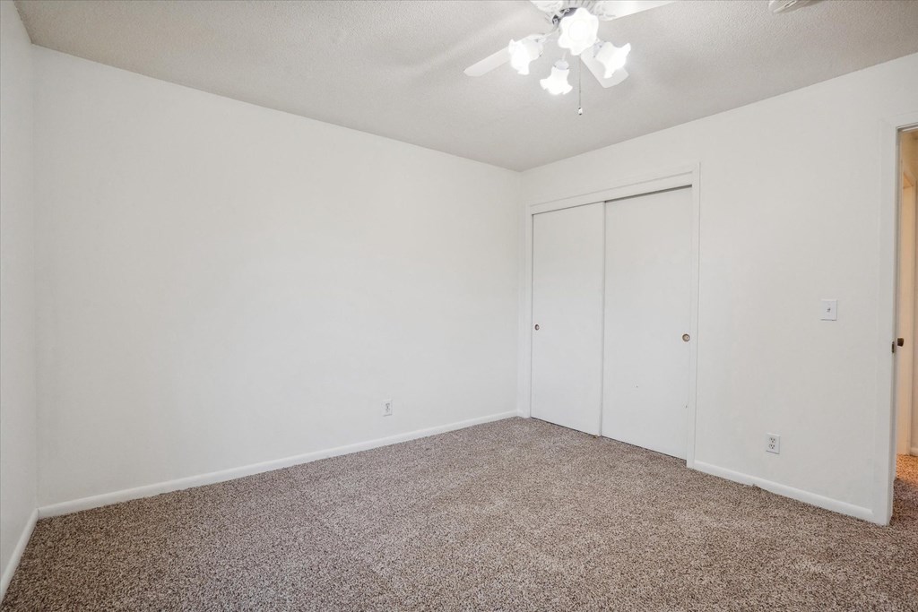 Bedroom with Plush Carpeting