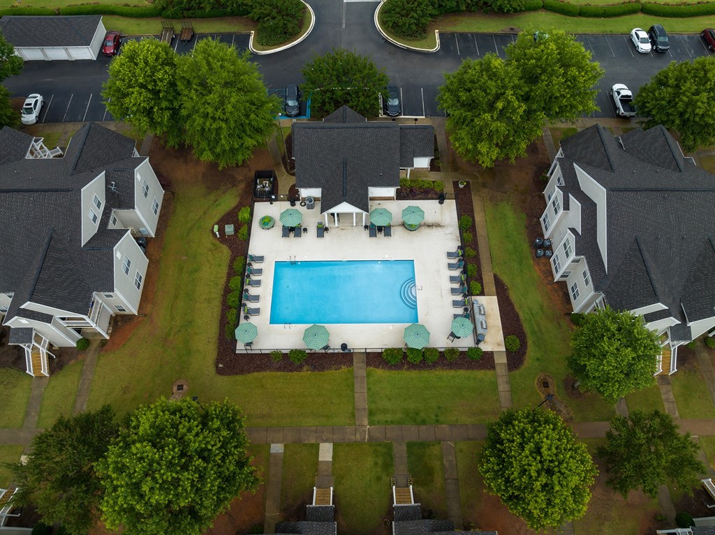 Aerial of Pool