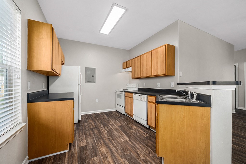 Fully-Equipped Kitchen With Overhead Lighting - Elms Floor Plan