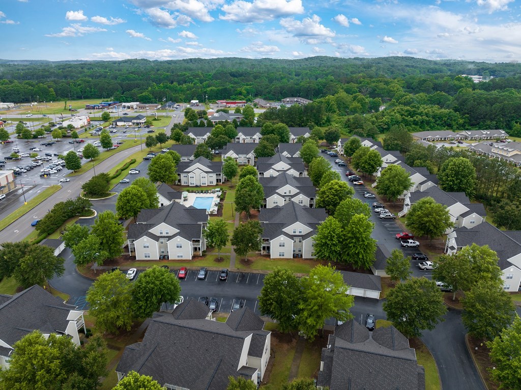 Aerial View of Maple Village