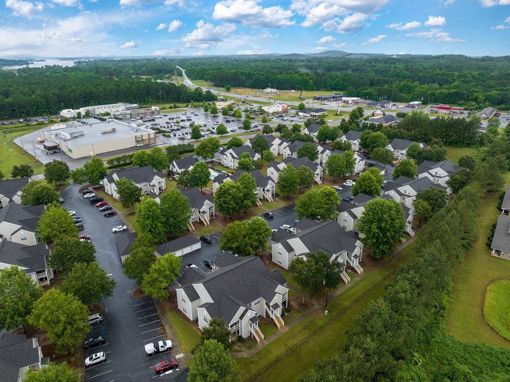 Aerial View of Maple Village
