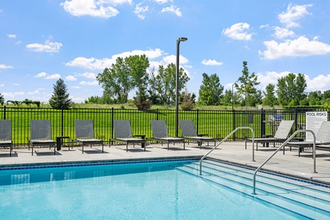 Pool with Lounge Chairs