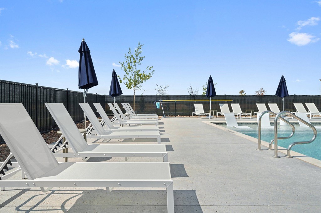 Outdoor Pool with Lounge Chairs