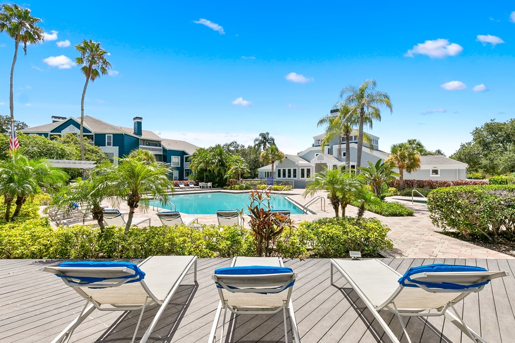 Multi-Level Pool Sundeck