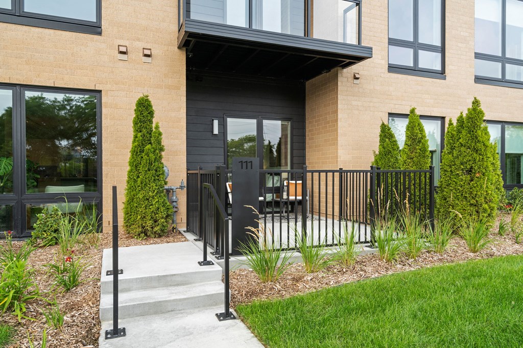 Patio With Gated Door