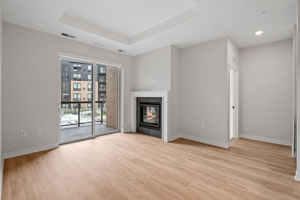 Living Room with Fireplace