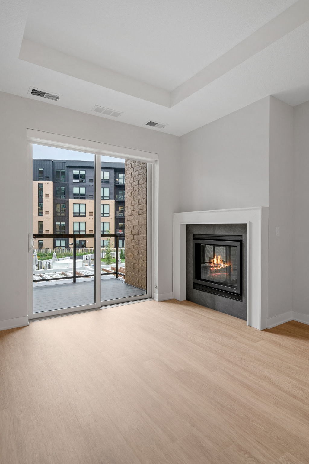 Living Room with Fireplace