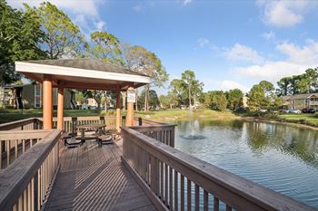 Community Pond with Gazebo