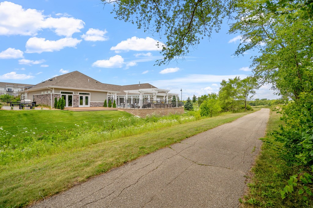 Walking Trail next to Preserve
