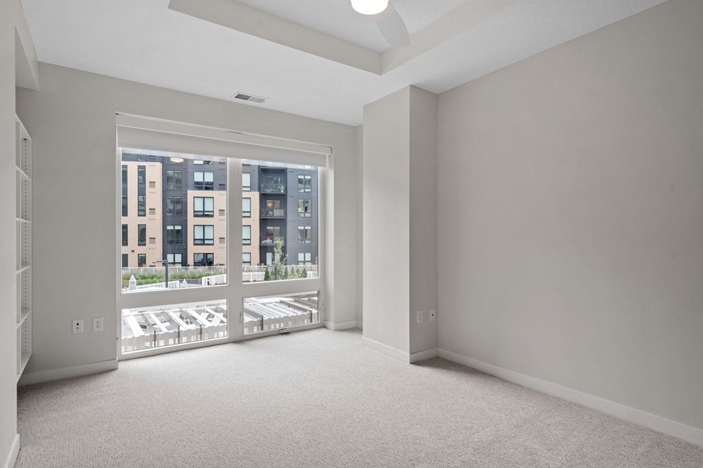 Bedroom with Floor to Ceiling Windows