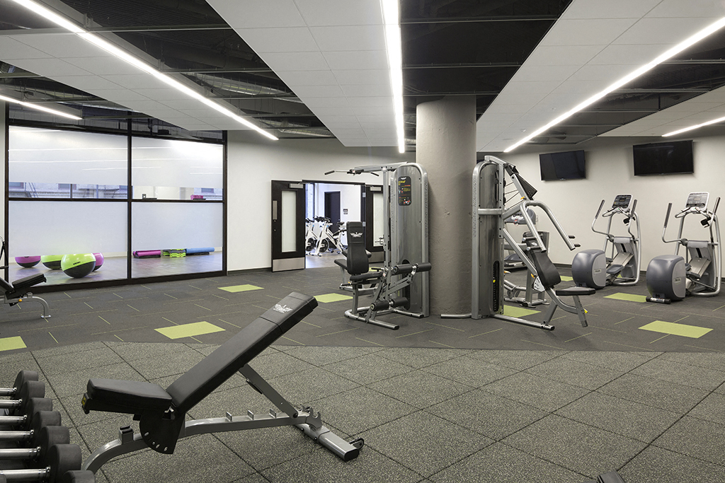 Weight Equipment at the 24-Hour Fitness Center