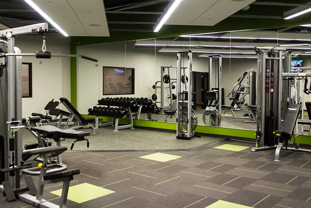 24-hour Fitness Center with Wellbeats