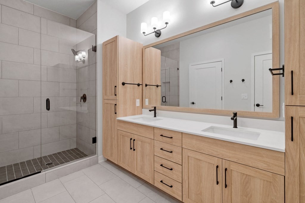 Bathroom with Abundant Storage Space