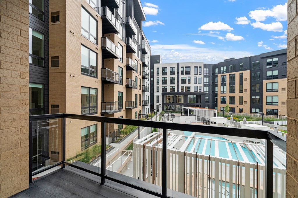 Balcony With Pool View