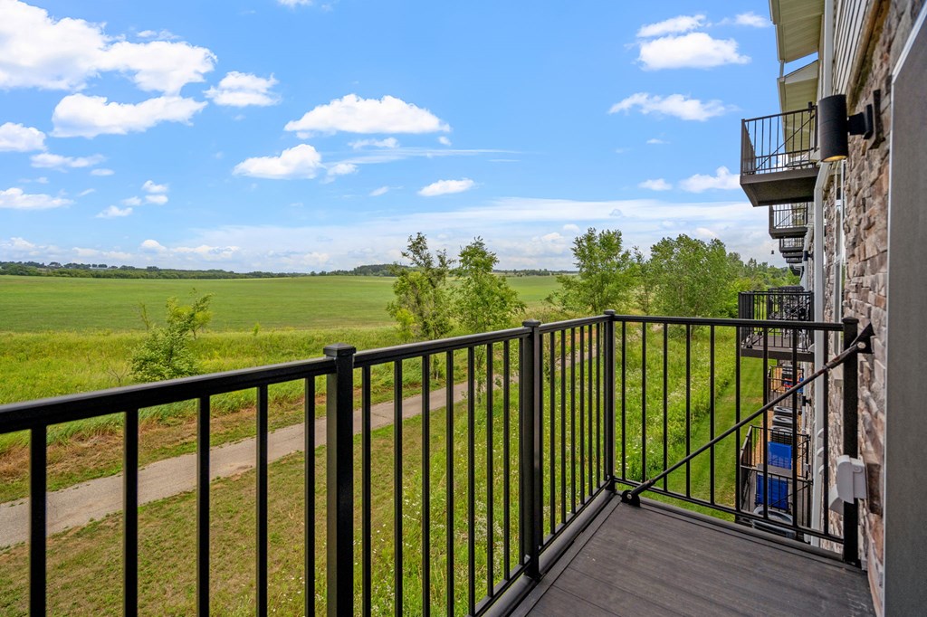 Balcony With Lush Views