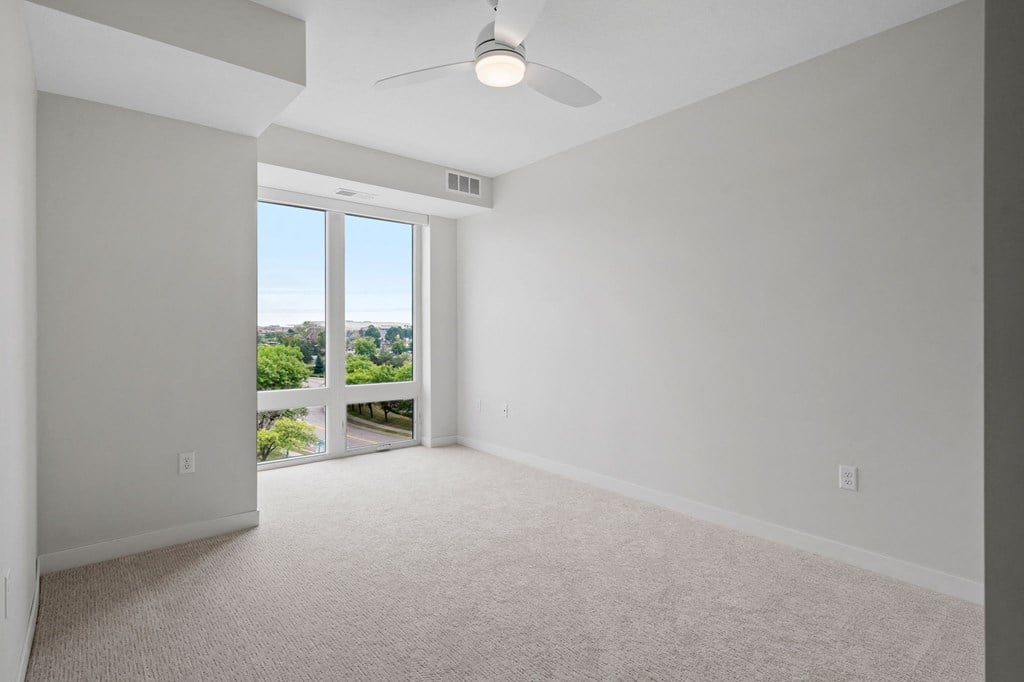 Bedroom with Plush Carpeting
