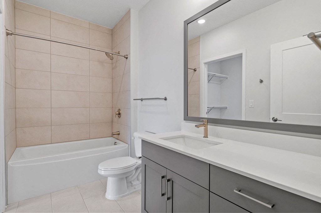 Bathroom with Modern Finishes