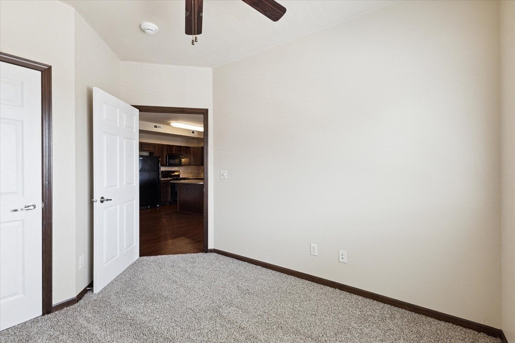 Bedroom with Plush Carpeting