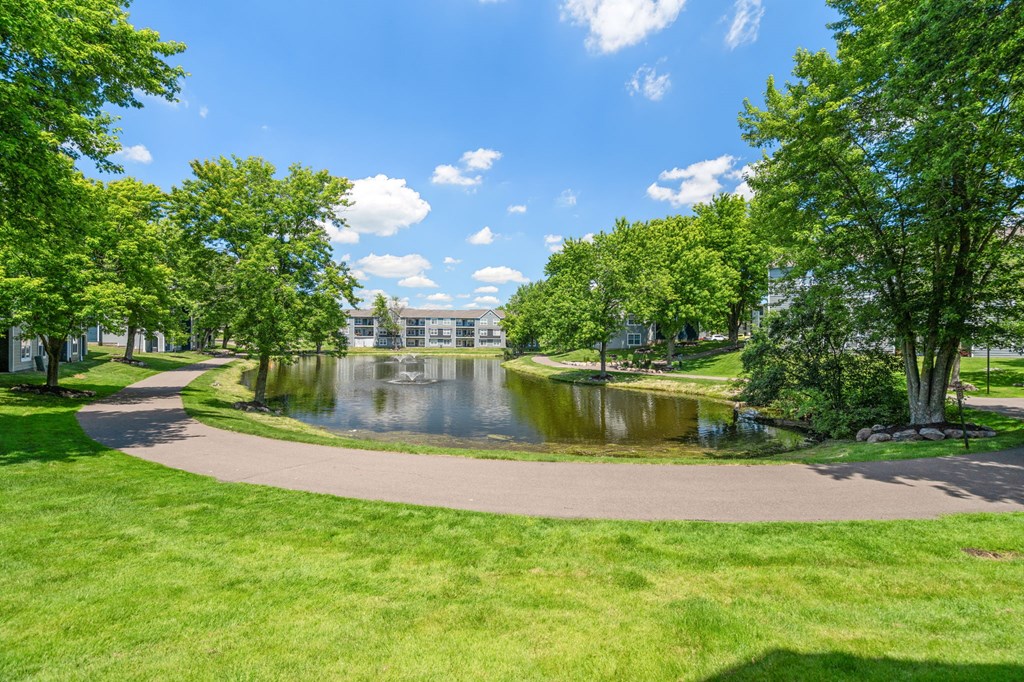 Walking Paths near pond