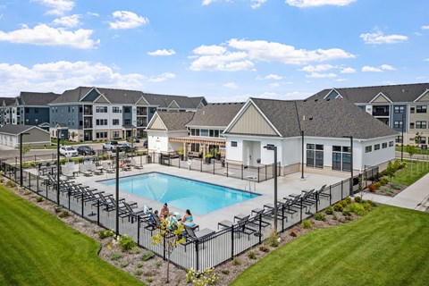 Outdoor Pool with Sundeck