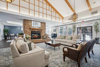 Lounge with Fireplace