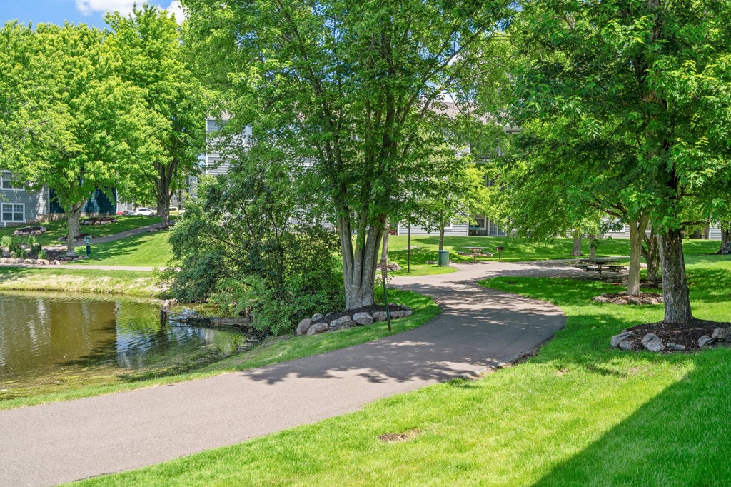 Walking Paths near pond