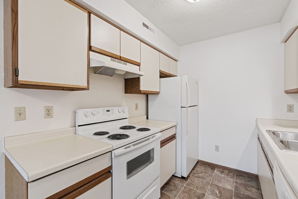 Kitchen with Wood Cabinets