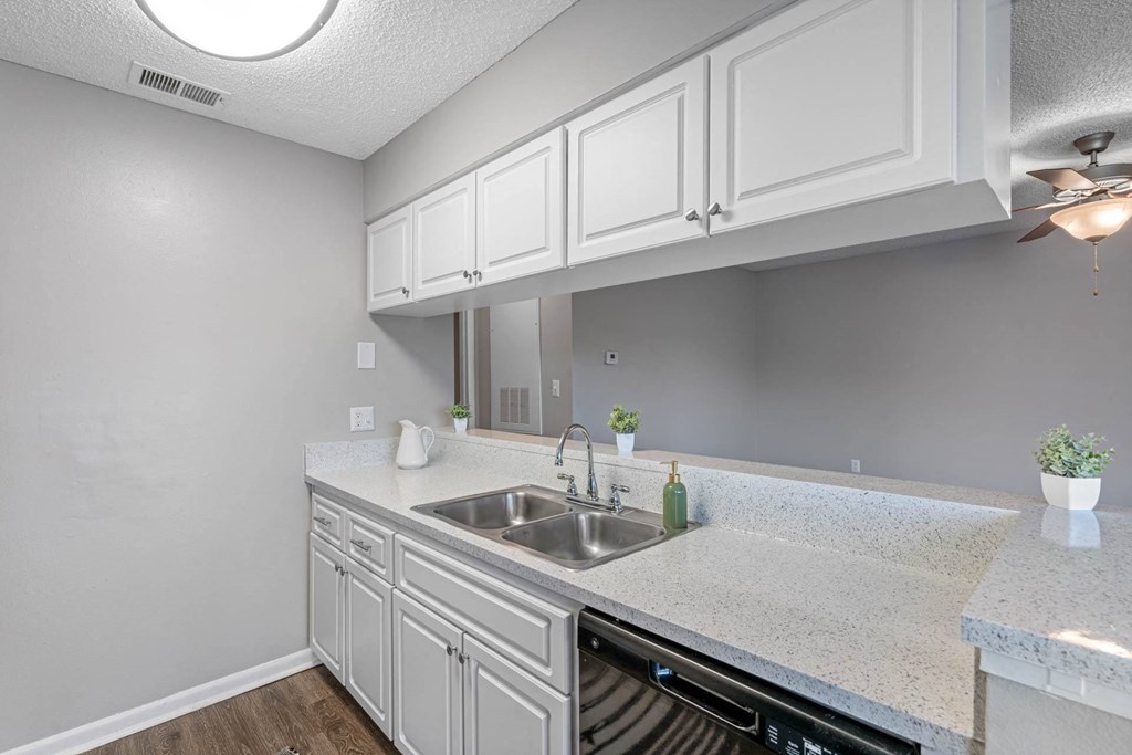 Kitchen with White Cabinetry