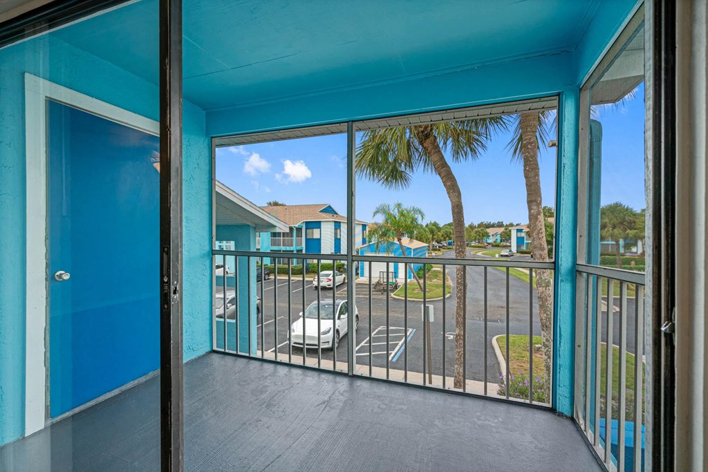 Balcony With Lush Views