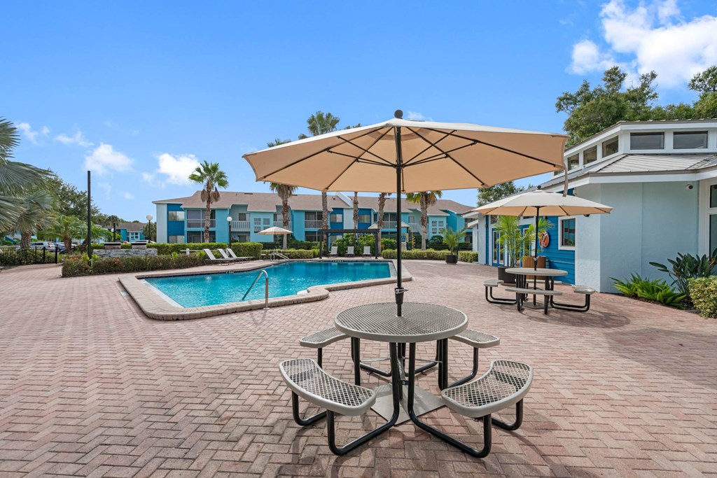 Outdoor Pool with Sundeck