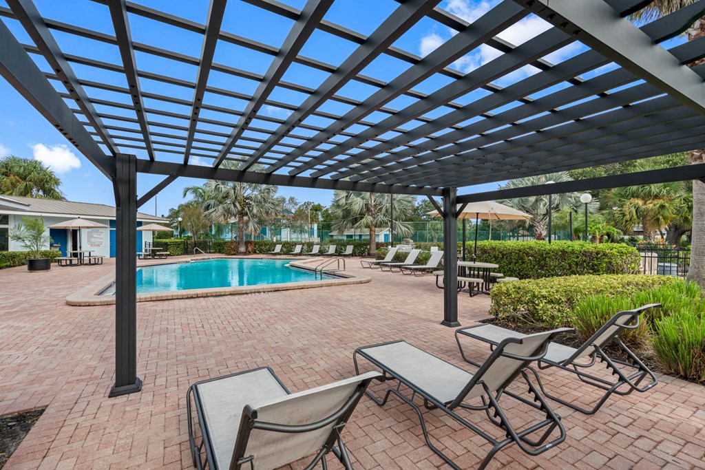 Pergola near Pool