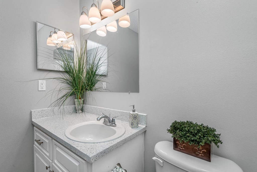 Bathroom with Modern Finishes