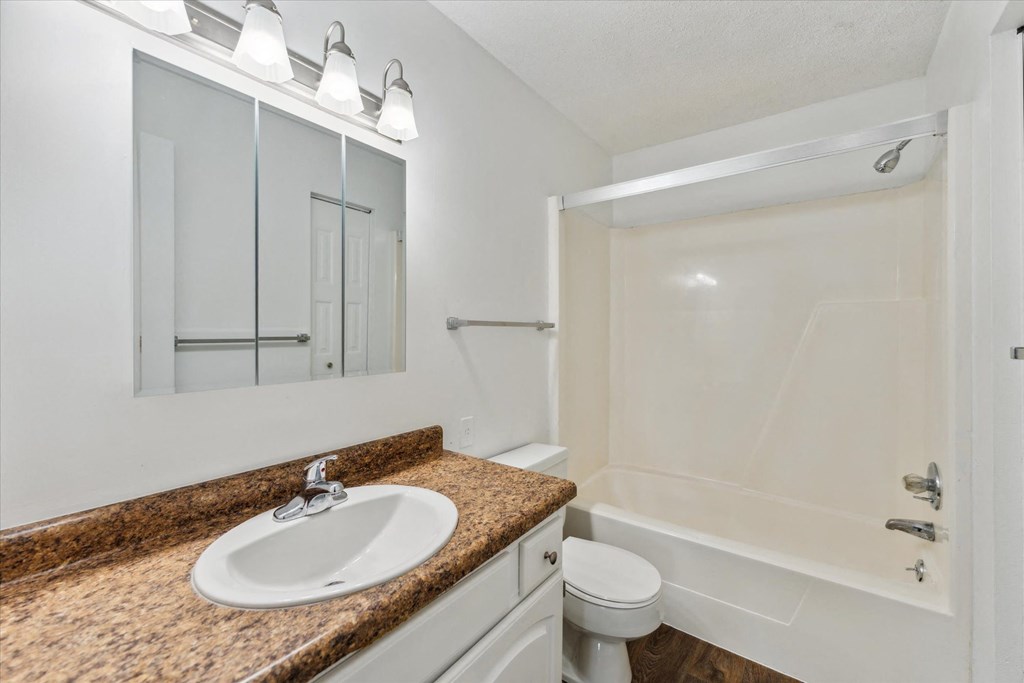 Bathroom with White Cabinets