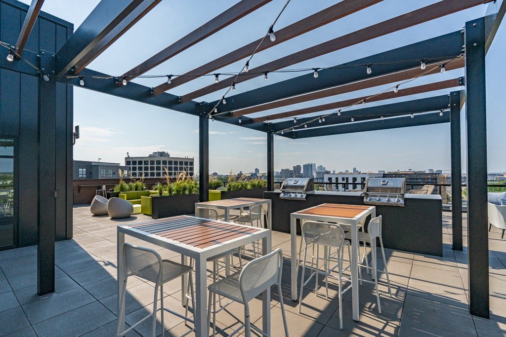 Rooftop Deck With Grilling Area & Lounge