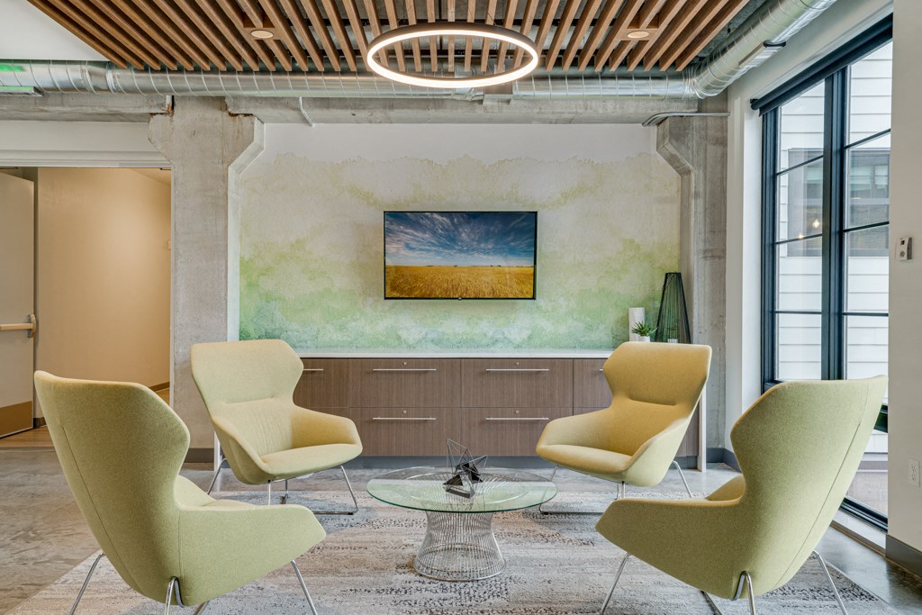 Lounge Seating Area with TV