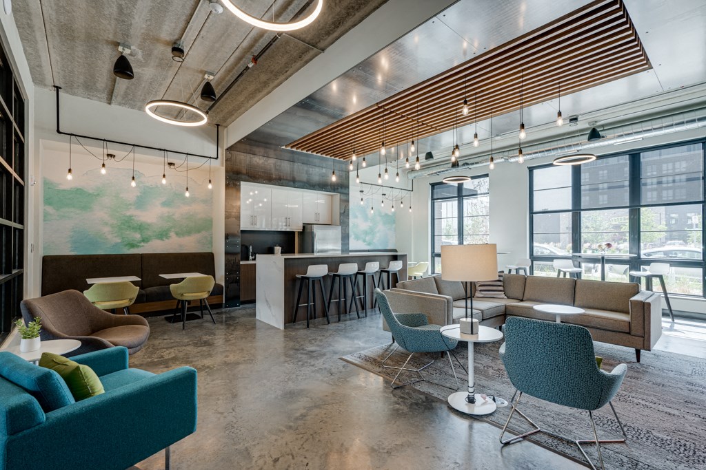 Community Room with Kitchen and Lounge Area