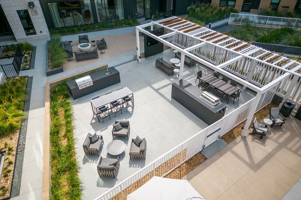 Aerial View of Social Deck