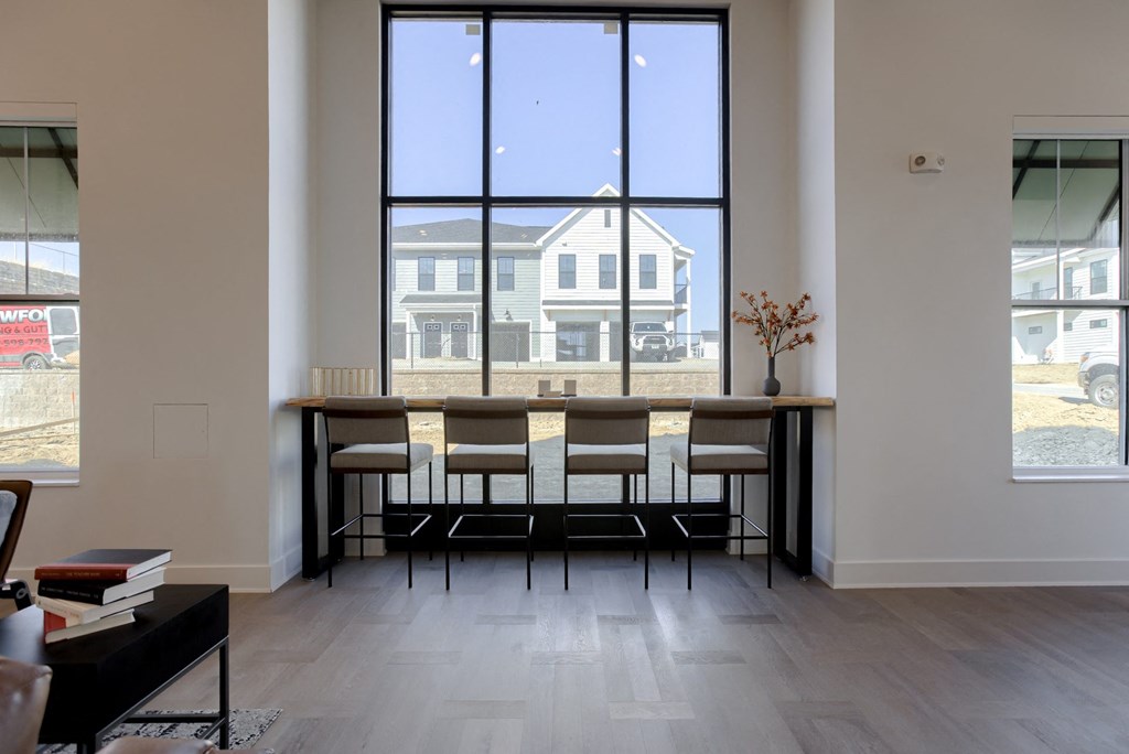 Views outside clubhouse