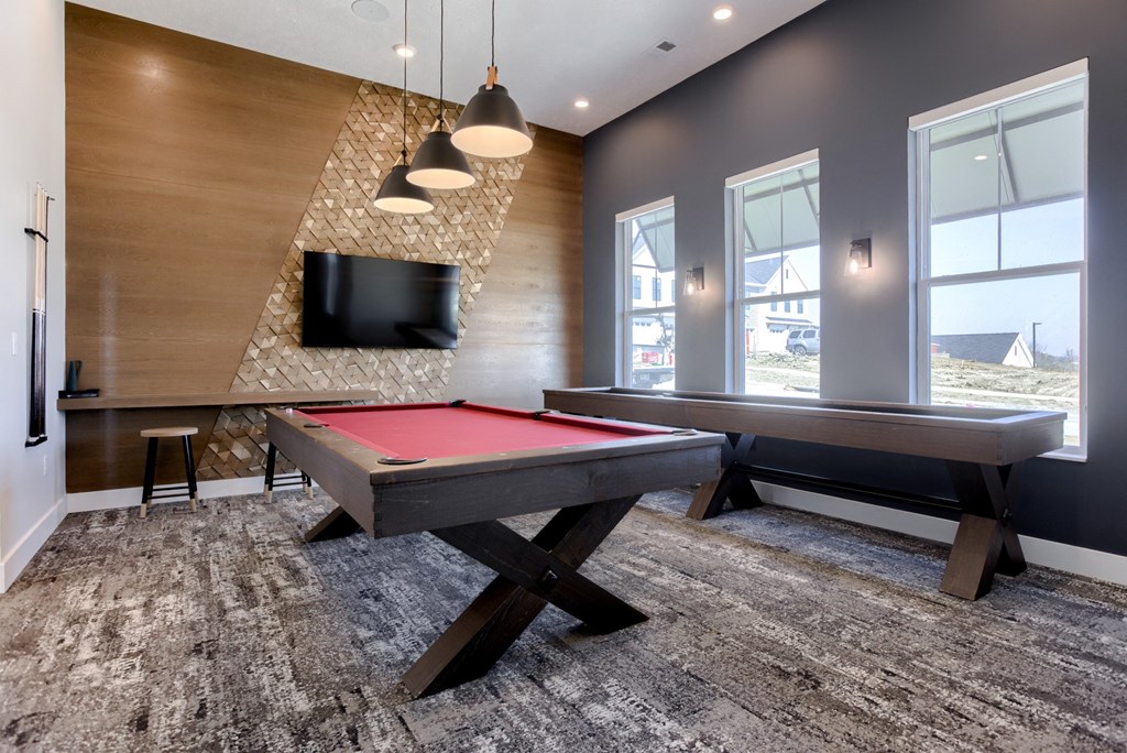 Game Room with Pool Table