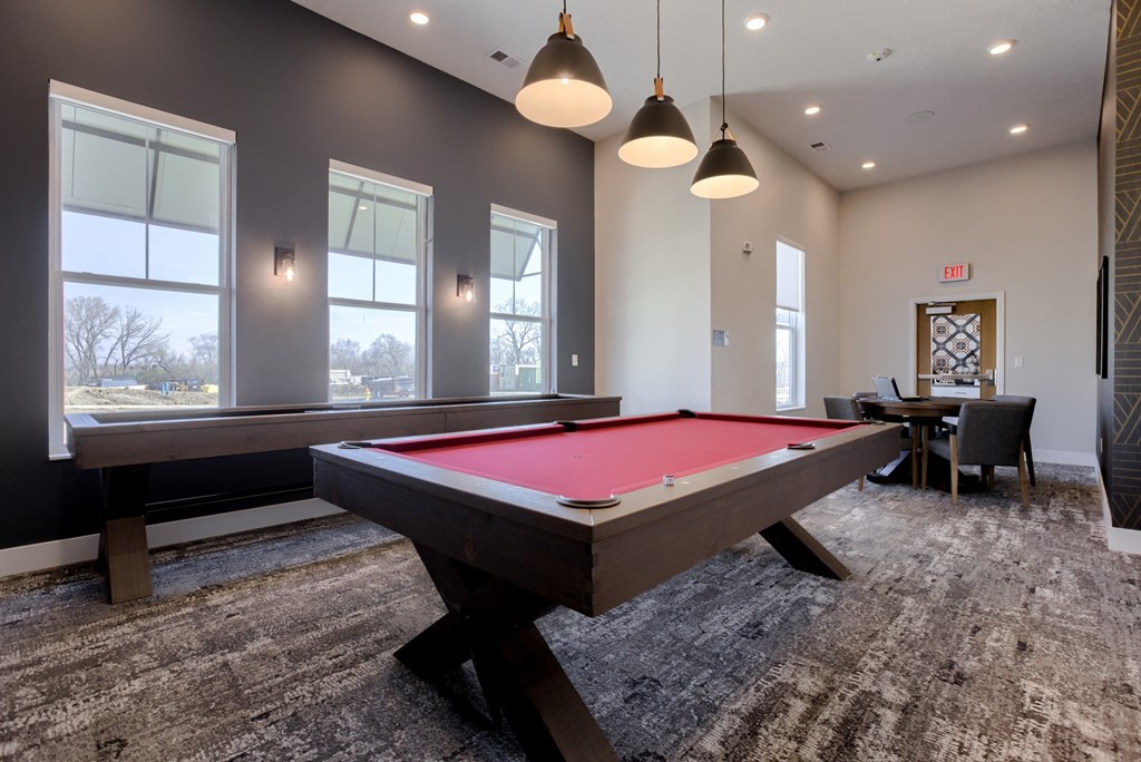 Game Room with Pool Table